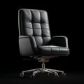 Ergonomic office chair in gray fabric with adjustable height and swivel base